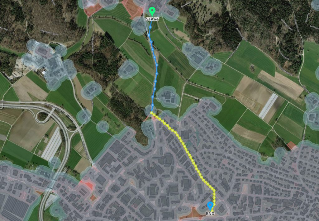 Hybrid planning combining overhead lines and underground cables