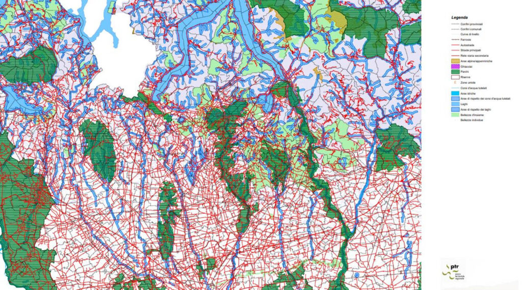 Lombardy region map